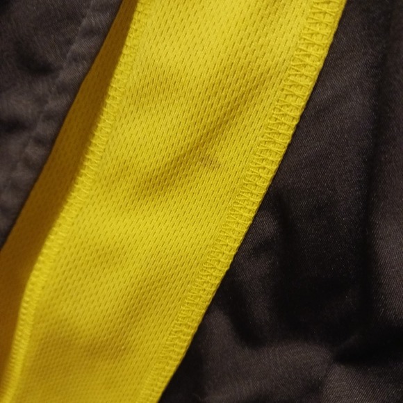 SKLZ Athletic Long Shorts Men's Size Large BLACK & YELLOW Pockets Basketball - Picture 6 of 8
